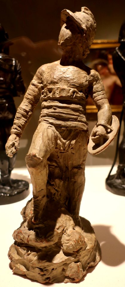 Gladiator by Jean-Léon Gérôme, terracotta, Phoenix Art Museum