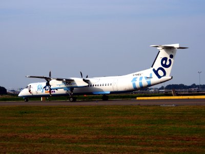 G-KKEV Flybe De Havilland Canada DHC-8-402Q Dash 8 - cn 4201, 25august2013 pic-637