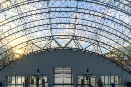 Glashalle Neue Messe Leipzig - Eingang (2)