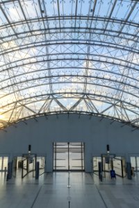 Glashalle Neue Messe Leipzig - Eingang