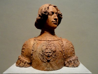 Giuliano de' Medici by Andrea del Verrocchio, c. 1475-1478, terra cotta - National Gallery of Art, Washington - DSC08844