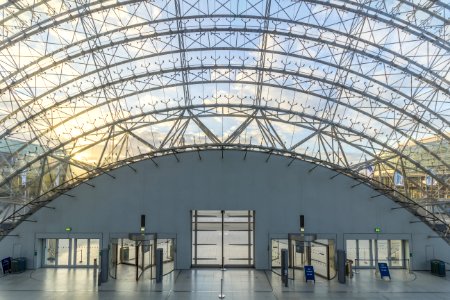 Glashalle Neue Messe Leipzig - Eingang (3)