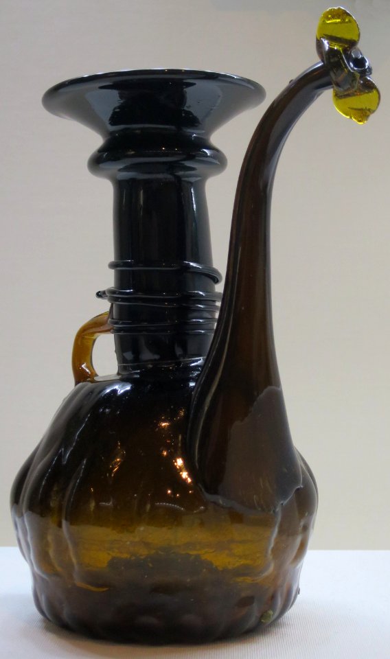 Glass ewer from Iran, Doris Duke Foundation for Islamic Art accession 47.23