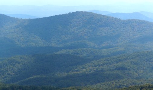 Glade Mountain Georgia viewed from Whiteside Mountain