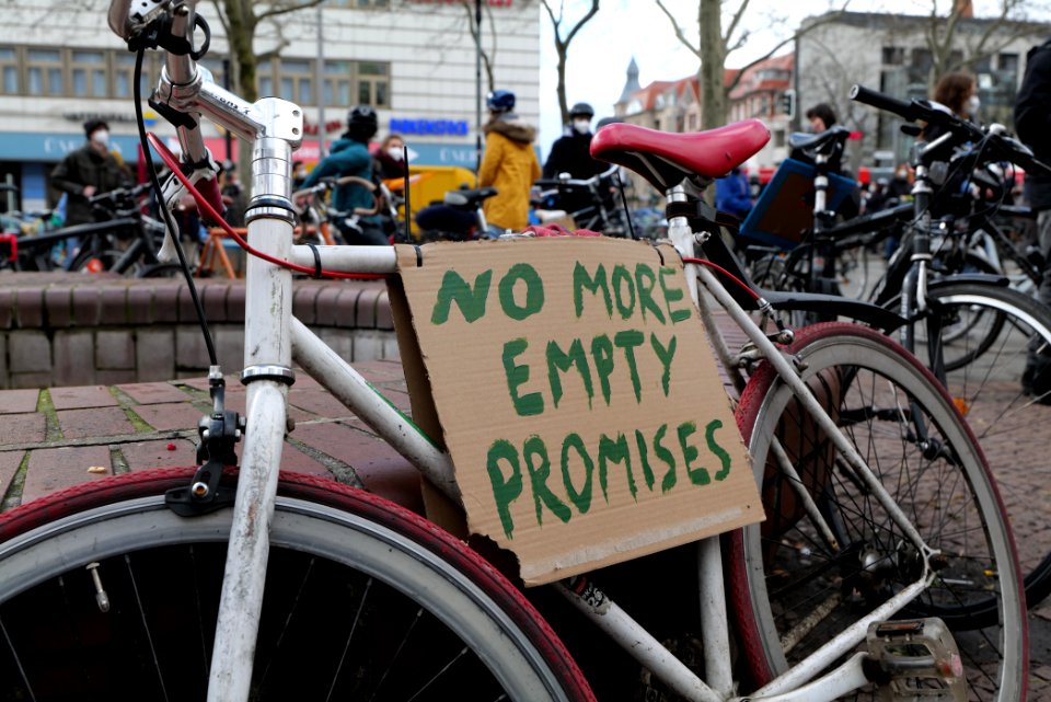 Global Climate Strike Berlin bicycle demonstration Steglitz 2021-03-19 11
