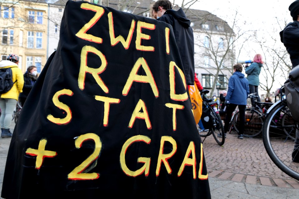 Global Climate Strike Berlin bicycle demonstration Steglitz 2021-03-19 03