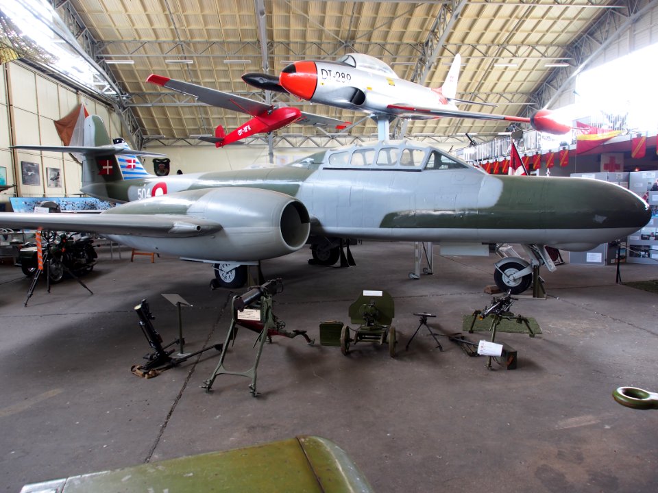 Gloster Meteor Eskadrille 723-724 in Aalborg Forsvars- og Garnisonsmuseum, pic1