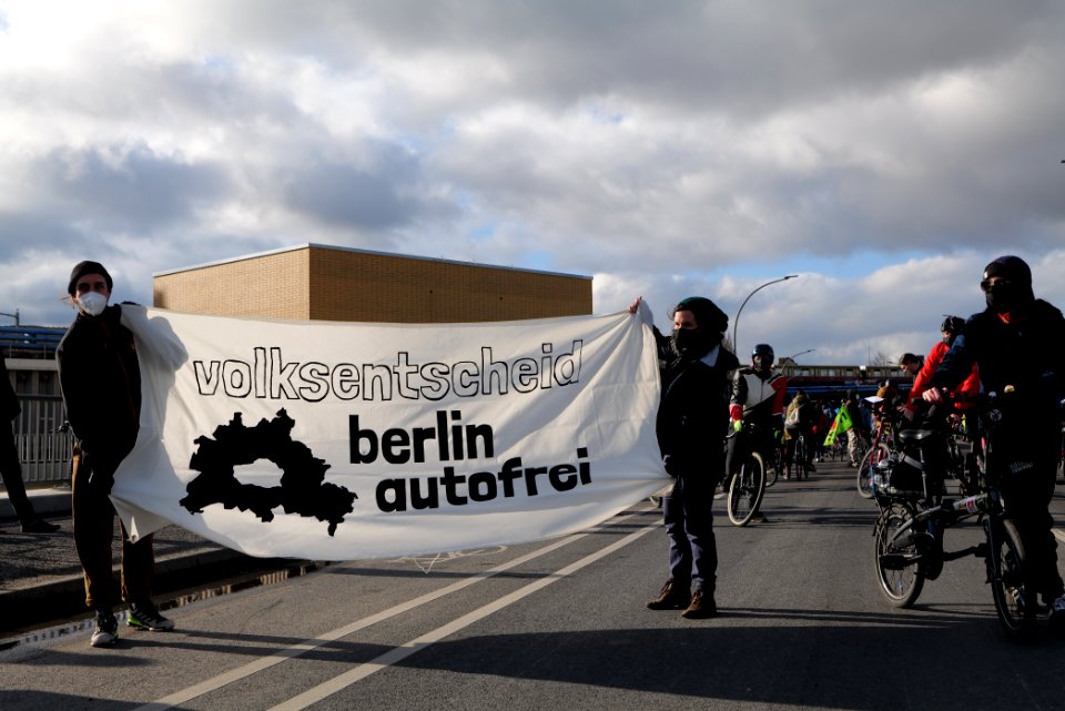 Global Climate Strike Berlin bicycle demonstration Treptow 2021-03-19 03