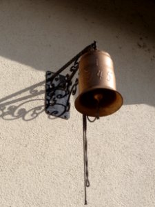 Glocke am Feuerwehrgerätehaus in Leutnitz