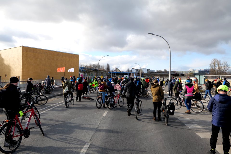 Global Climate Strike Berlin bicycle demonstration Treptow 2021-03-19 10