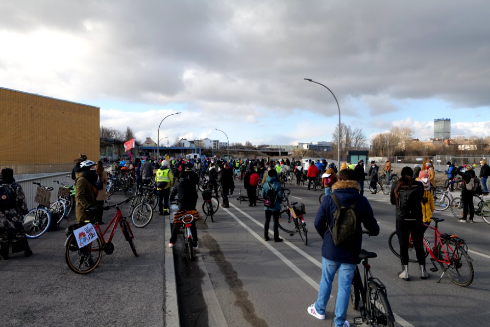 Global Climate Strike Berlin bicycle demonstration Treptow 2021-03-19 08