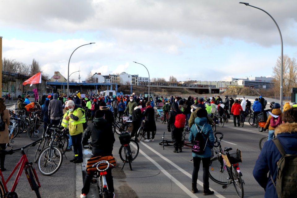 Global Climate Strike Berlin bicycle demonstration Treptow 2021-03-19 09