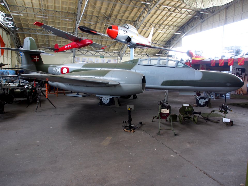 Gloster Meteor Eskadrille 723-724 in Aalborg Forsvars- og Garnisonsmuseum, pic2