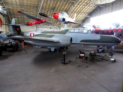 Gloster Meteor Eskadrille 723-724 in Aalborg Forsvars- og Garnisonsmuseum, pic2