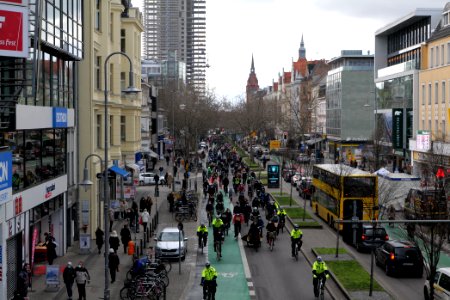 Global Climate Strike Berlin bicycle demonstration Steglitz 2021-03-19 21
