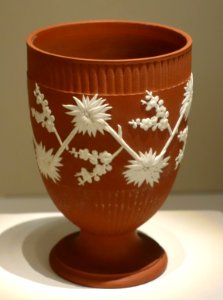Goblet or Beaker, Josiah Wedgwood and Sons, c. 1780, red jasperware - Chazen Museum of Art - DSC01967