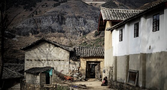 Rural village valley
