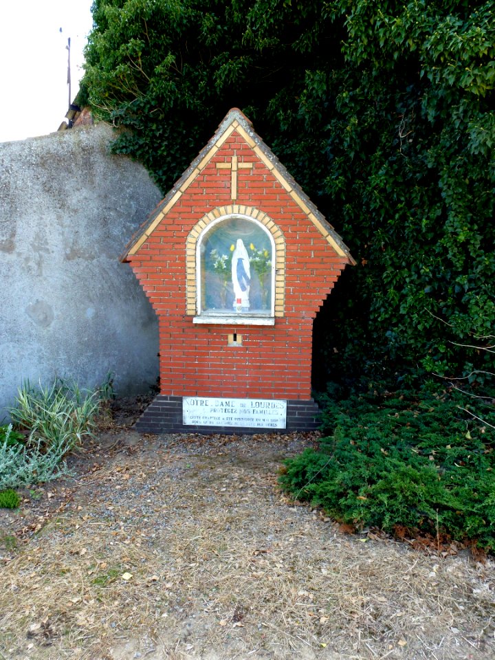 Godewaertsvelde (Nord, Fr) oratoire Notre-Dame de Lourdes