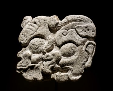 Glyphes calendaires, temple oublié, Palenque, Mexique