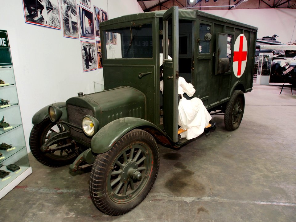 GMC truck 'Sanit' in the Musée des Blindés, France, pic-1a
