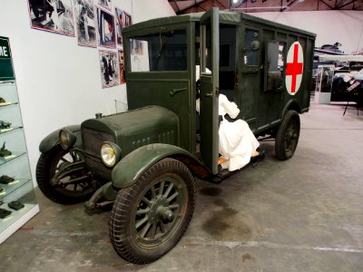 GMC truck 'Sanit' in the Musée des Blindés, France, pic-1a photo