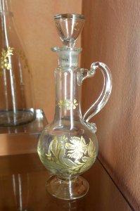 Glassware, unidentified, Period 1, 1770-1787 AD - Museo Nacional de Artes Decorativas - Madrid, Spain - DSC08265