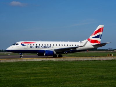 G-LCYD BA CityFlyer Embraer ERJ-170STD (ERJ-170-100) at Schiphol (AMS - EHAM), The Netherlands, 16may2014, pic-1