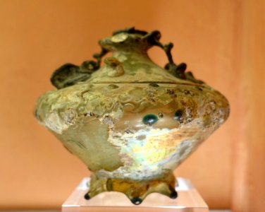 Glassware, unidentified, probably ancient - Museo Nacional de Artes Decorativas - Madrid, Spain - DSC08248