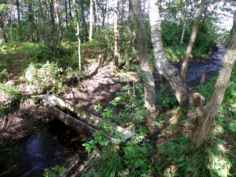 Glukhoe Lake mouth