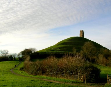 Glastonbury Tor, early morning photo