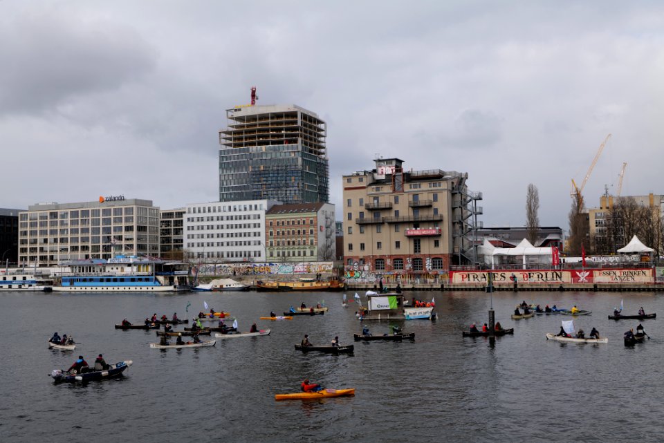 Global Climate Strike Berlin boat demonstration 2021-03-19 02