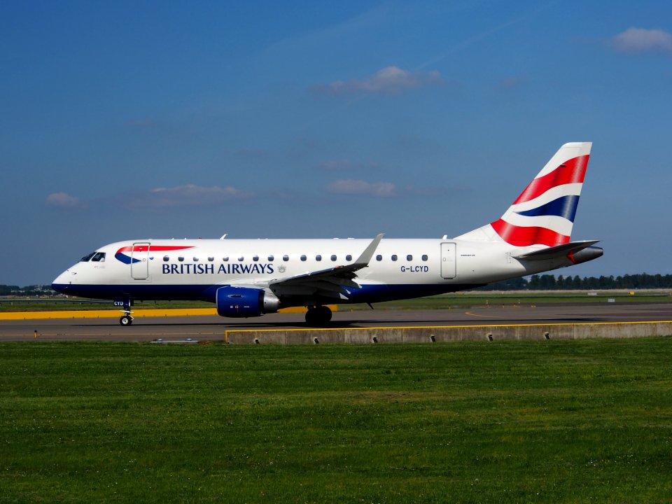 G-LCYD BA CityFlyer Embraer ERJ-170STD (ERJ-170-100) at Schiphol (AMS - EHAM), The Netherlands, 16may2014, pic-2