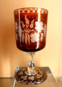 Glassware, unidentified, Period 3, 1815-1833 AD - Museo Nacional de Artes Decorativas - Madrid, Spain - DSC08272