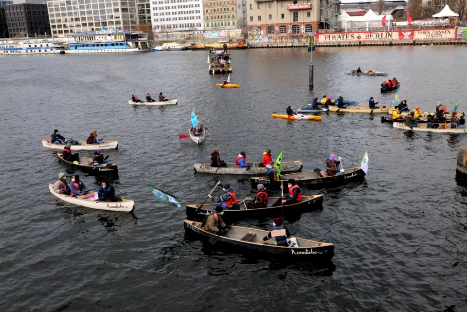Global Climate Strike Berlin boat demonstration 2021-03-19 22
