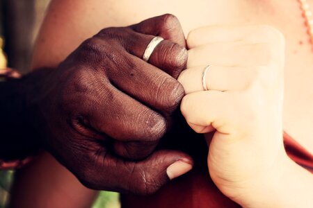 Interracial together love