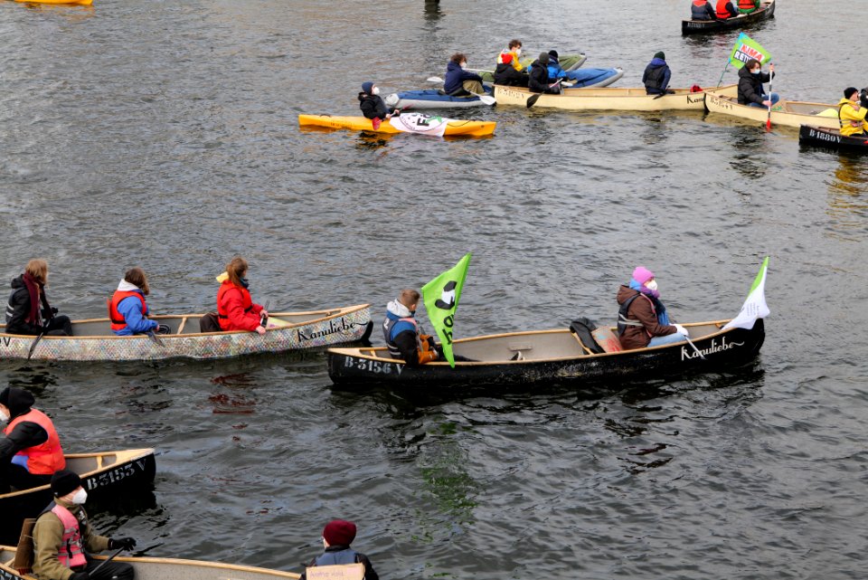 Global Climate Strike Berlin boat demonstration 2021-03-19 23