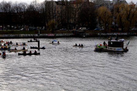 Global Climate Strike Berlin boat demonstration 2021-03-19 20