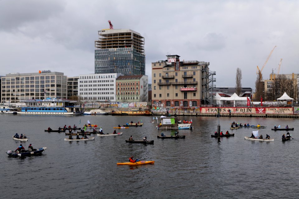 Global Climate Strike Berlin boat demonstration 2021-03-19 03