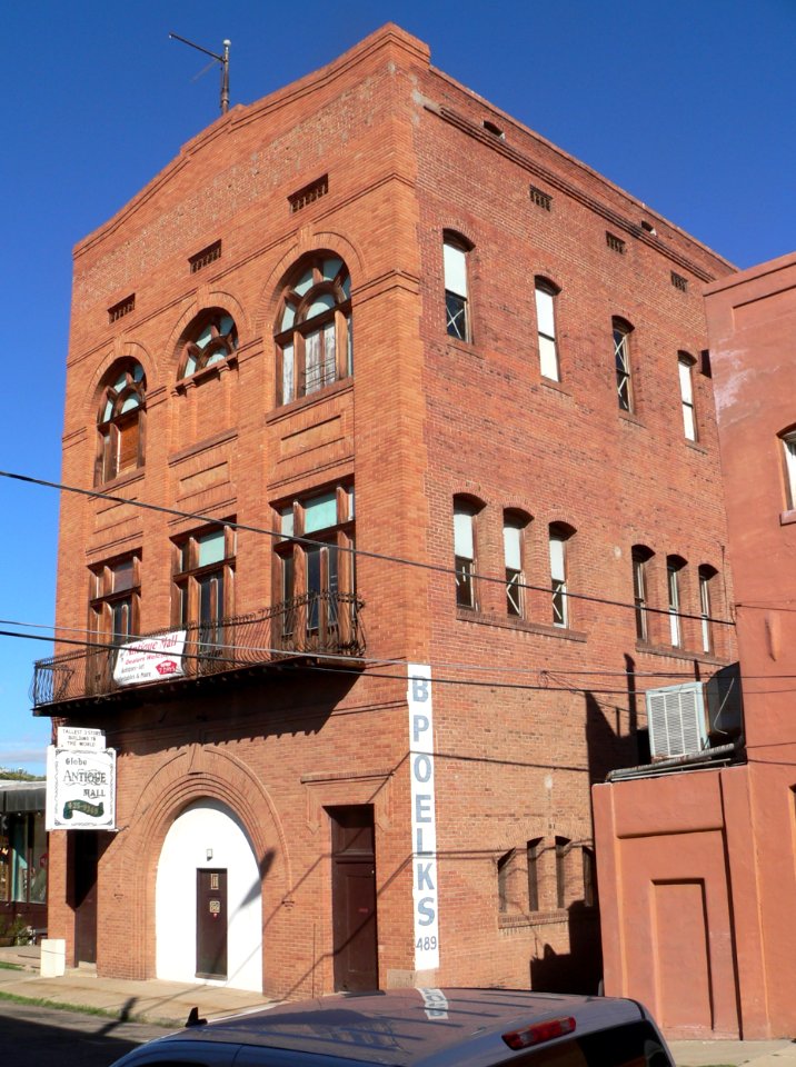 Globe, Arizona Elks building from SE 1