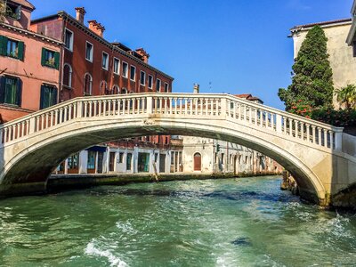 Bridge water sky