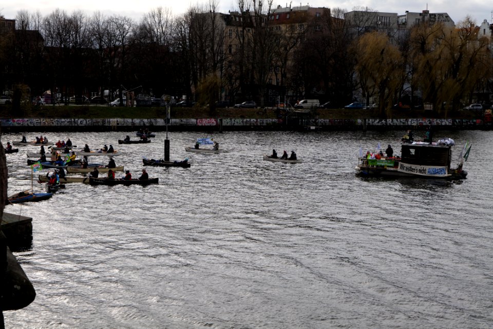 Global Climate Strike Berlin boat demonstration 2021-03-19 21