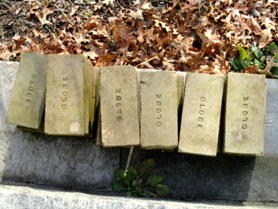 Globe bricks - Joseph Allen Skinner Museum - DSC04472