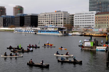 Global Climate Strike Berlin boat demonstration 2021-03-19 05