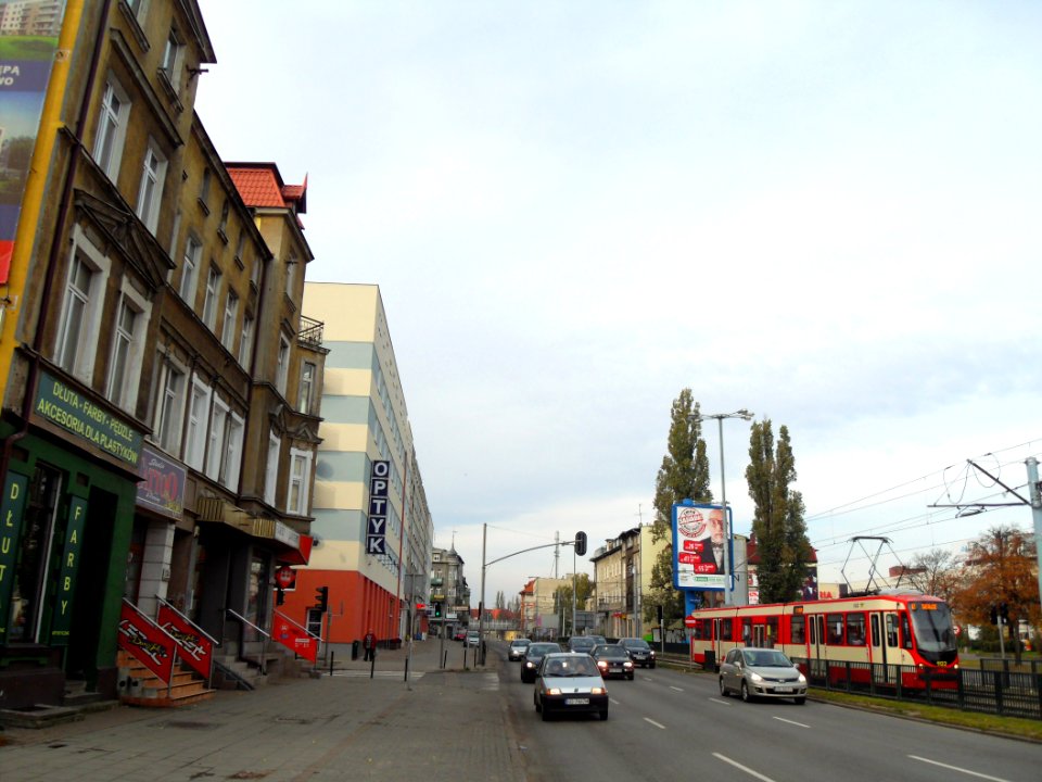 Gdańsk Wrzeszcz aleja Grunwaldzka (listopad 2012)