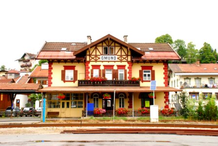 Gmund Bahnhof Gleisseite