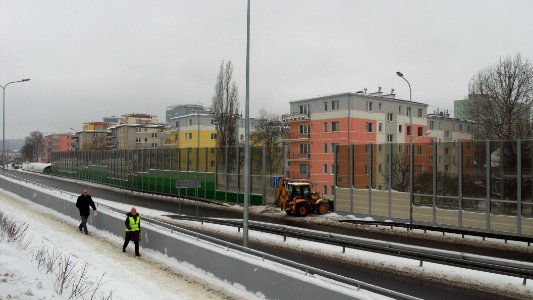 Gdańsk Wrzeszcz bloki przy ulicy Partyzantów