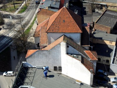 Gdańsk Wrzeszcz synagoga - z góry