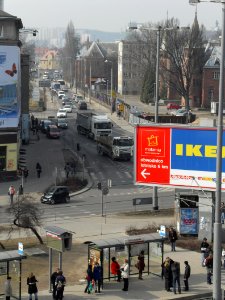 Gdańsk Wrzeszcz – skrzyżowanie ulic Słowackiego i Grunwaldzkiej