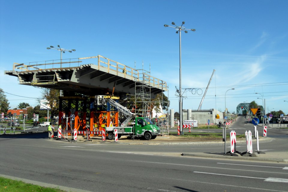 Gdańsk Wrzeszcz nowy wiadukt ulica Słowackiego – wrzesień 2011 (2)