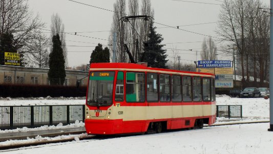Gdańsk Zaspa pętla tramwajowa i Konstal